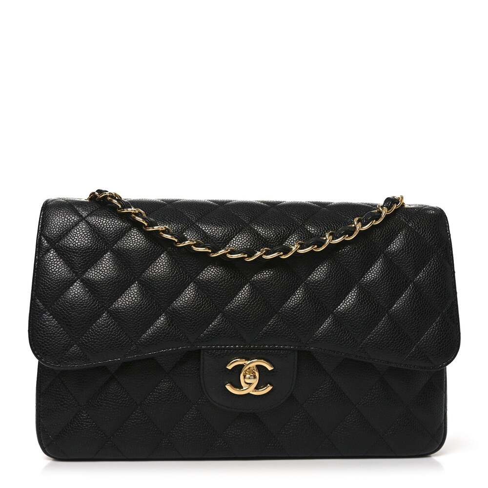 Chanel Caviar Quilted Jumbo Double Flap #265120C74B